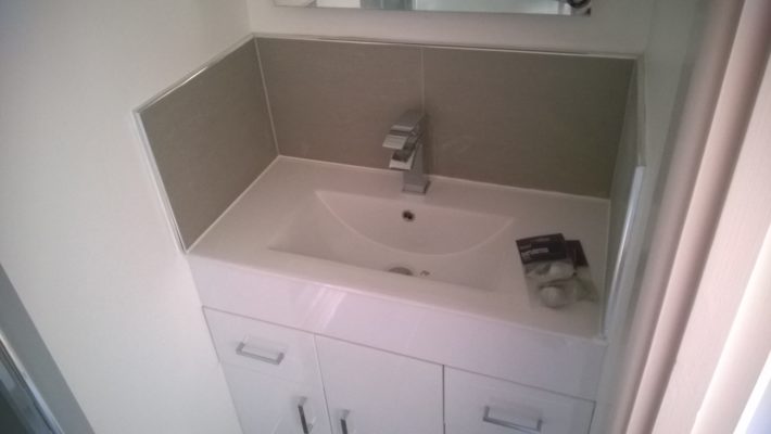fitted sink
