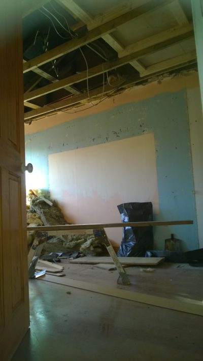 demolition work, kitchen