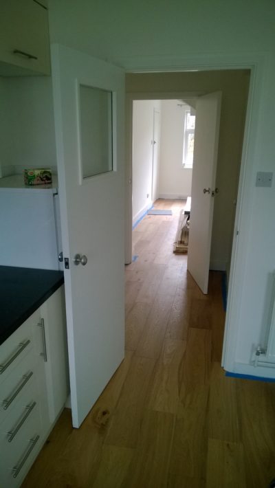 floor kitchen, corridor, bedroom