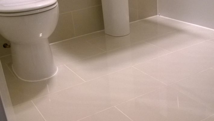 bathroom floor tiling